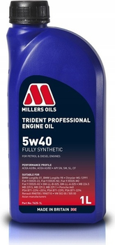 Моторне масло Millers Oils Trident Professional 5W40 1 л (5024081762515)