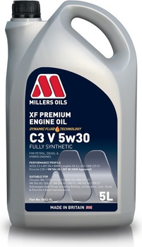 Моторне масло Millers Oils XF Premium 5W30 5 л (5024081586258)