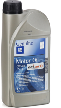 Моторне масло GM Dexos D 0W20 1 л (93160357)