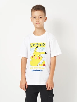 Детская футболка для мальчика Disney Pokemon YE10445 98-104 см Белая (3609088121323)