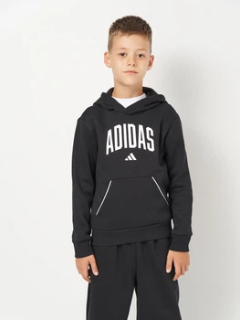 Дитяче худі для хлопчика Adidas Essentials JM1536 128 см Black (4068808394925)
