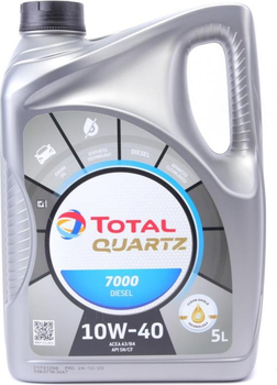 Моторне масло Total Quartz 7000 Diesel 10W40 5 л (3425900000887)