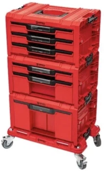 Набор ящиков для инструментов Qbrick System SYSTEM PRO Drawer Workshop Set 6 Red 525x345x885 мм (11060403401)
