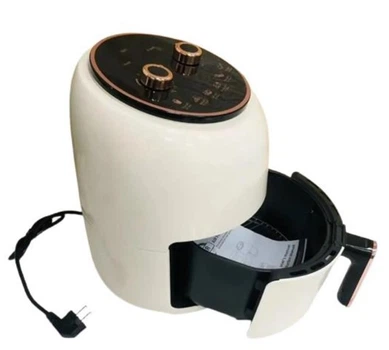 Аерогриль Rainberg RB 2318 3800W аерофрітюрниця безмасляна мультипіч для приготування без олії, 8,5 л з регулюванням температури Біла