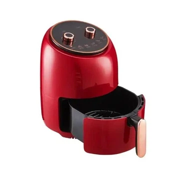 Аерогриль Rainberg RB 2318 3800W аерофрітюрниця безмасляна мультипіч для приготування без олії, 8,5 л з регулюванням температури Червона