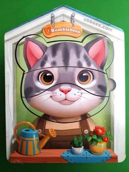 Дерев'яний пазл. Збери тварин (ПСФ134). UBumblebees