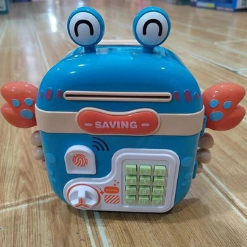 Игрушечный Сейф Копилка с Купюроприемником Crab Piggy Bank