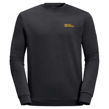 Толстовка ESSENTIAL CREWNECK M Jack Wolfskin 1710212_6000 54 Чорний (4064993555387)