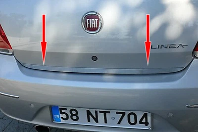 Fiat Linea 2006-2018 Нержавеющая кромка багажника