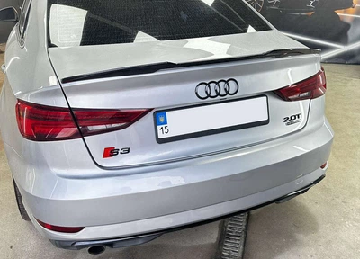 Спойлер DPT V-5 (глянцевый черный) для Audi A3 2012-2020