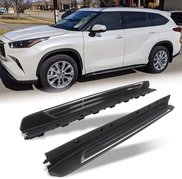 Бічні підніжки OEM для Toyota Highlander 2019- (2 шт, алюміній), Бічні підніжки для Toyota Highlander