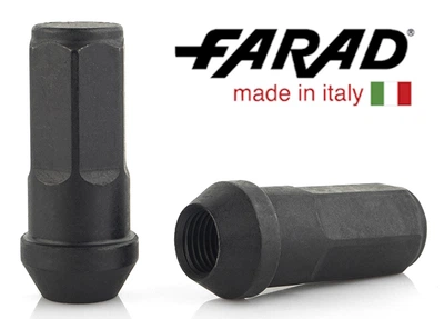Гайки колісні M14x1, 5x56; Чорний мат, Конус, ключ 19 (закриті), Farad gk108 - шт.