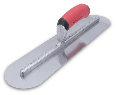 Шпатель алюмінієвий Fully Rounded Finishing Trowels, зі стальним лезом (406*102мм)