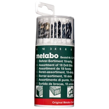 Набір свердел Metabo 18 предм. (627190000)