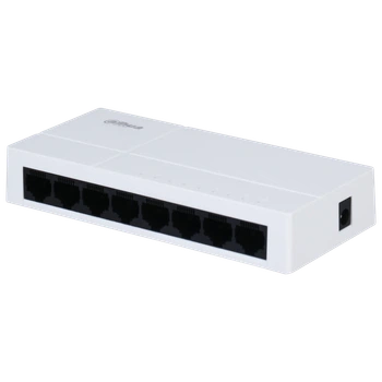 Коммутатор Dahua DH-PFS3008-8GT-L неуправляемый 8 портов