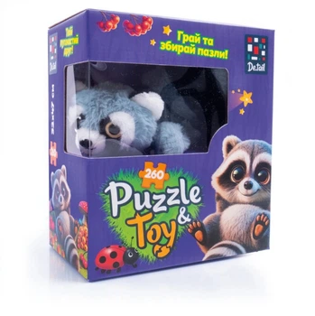 Пазли Vladi Toys De.tail Єнотик 260 деталей