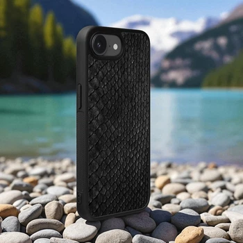 Накладка SkinBacker Mini Python Scales для Apple iPhone 16е Чёрный (79785)