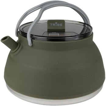 Чайник Tribe Collapsible Kettle силіконовий 1.5 л Оливковый (T-FF-0026-olive)