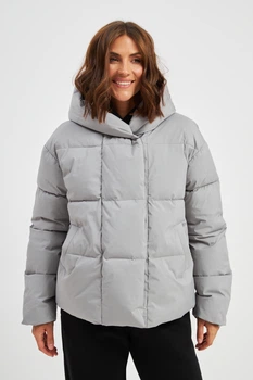 Куртка на блискавці та кнопках Wear me L Сірий (10_25_004_12372)