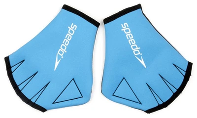 Тренировочные рукавицы для аквааэробики Speedo, быстровысыхающие, голубые, размер S