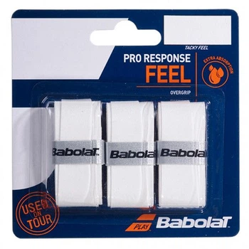 Обмотка для тенісної ракетки Babolat Pro Response, зручний хват, білий, 3 шт