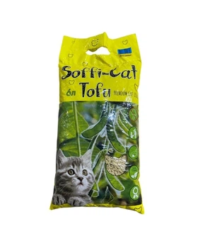 Tofu Соєвий наповнювач 2,6 кг (6 л) Soffi-Cat Без запаха