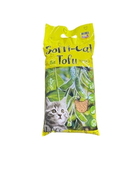 Tofu Соевый наполнитель 2,6 кг (6 л) Soffi-Cat Персик