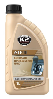 Olej do automatycznej skrzyni biegów K2 ATF III 1L (5906534043498)