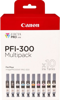 Набір картриджів Canon PFI-300 Multipack 10 шт. (4192C008)