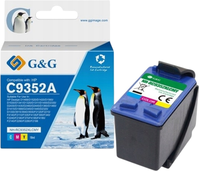 Картридж G&G для HP C9352A Tri-Color (NH-R9352C/M/Y)