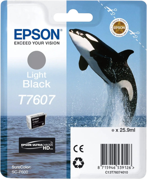 Картридж Epson T7607 Light Black 25.9 мл (C13T76074010)