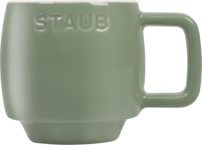 Kubek Staub Serving ceramiczny Eukaliptusowy 100 ml (3272340059254)