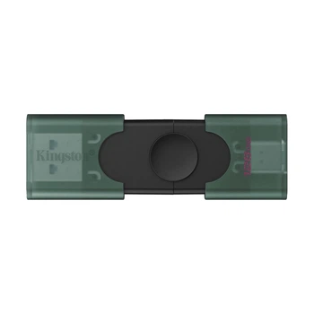 Флеш-накопичувач USB3.2 128GB Type-C Kingston DataTraveler Duo Green (DTDEG2/128GB)