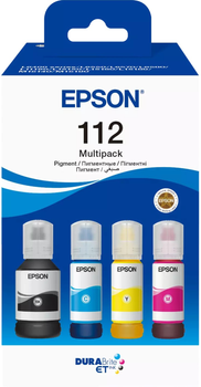 Набір чорнил Epson 112 EcoTank 3 x 70 мл + 1 x 127 мл CMYK (C13T06C64A)
