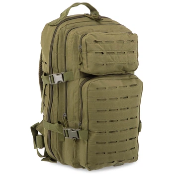 Рюкзак тактичний штурмовий (оксфорд 600D, р-р 45x27x20см, 25л, Оливковий) (TY-616_Оливковий)