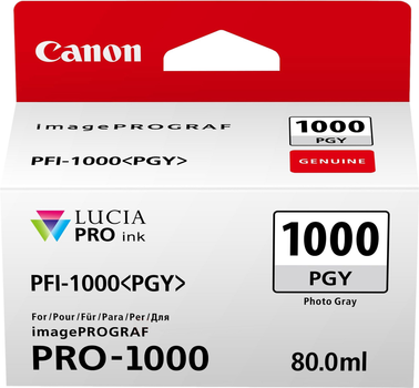 Tusz Canon PFI-1000 Photo Grey 80 ml (0553C001)