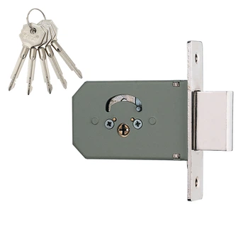 Замок врезной дополнительный SIBA 10156/F 5KEY B=45 мм (10156/F 5KEY)
