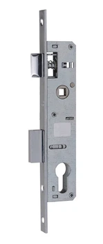 Замок с защелкой PVC SIBA 10053/P B=20 мм для металлопластиковой двери (10053/P-20 CP)