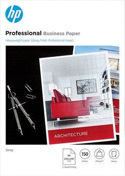 Папір офісний HP Professional Business Paper Glossy 200 g/m2, A4 (210 x 297 mm), 150 sheets (7MV83A)