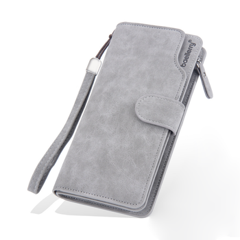 Большой кошелек Baellerry Серый (w015-4)
