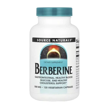 Source Naturals, Берберин, 500 мг, 120 вегетаріанських капсул