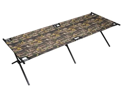 Металлическая раскладушка Ranger Military Steel камуфляж