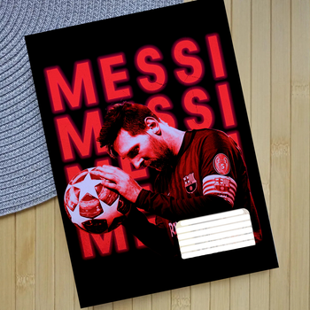 Тетрадь Месси Messi 18 листов клетка 24436