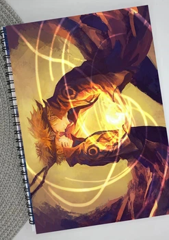 Зошит Naruto Наруто аніме на пружине 48 аркушів лінія (33308)