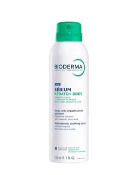 Спрей для тіла від акне Bioderma Sébium Kerato+ Body 150 мл проти прищів та постакне, зволоження, догляд
