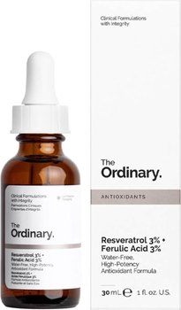 Сироватка для обличчя The Ordinary Antioxidants Resveratrol 3% + Ferulic Acid 3% 30 мл (769915195989)