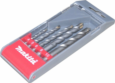 Набір свердел для бетону Makita 4-10 мм 5 szt D-05175 (88381174268)