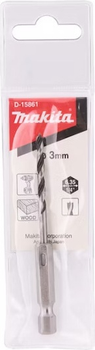 Свердло для дерева Makita Economy 3 x 75 мм D-15861 (88381187022)