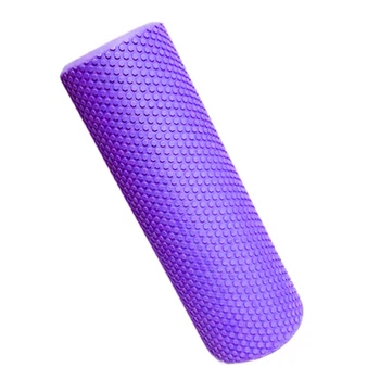 Массажный ролик гладкий рулон для йоги, фитнеса 30*15 см Feel Fit Фиолетовый