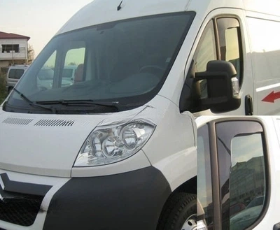 Дефлекторы окон ветровики Peugeot Boxer 2D 06-14 вставные 2шт Heko Пежо Боксер АМ00071931